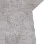vidaXL Plăci pardoseală autoadezive, gri pământiu, 5,02 m², PVC, 2 mm vidaXL Plăci pardoseală autoadezive, gri pământiu, 5,02 m², PVC, 2 mm