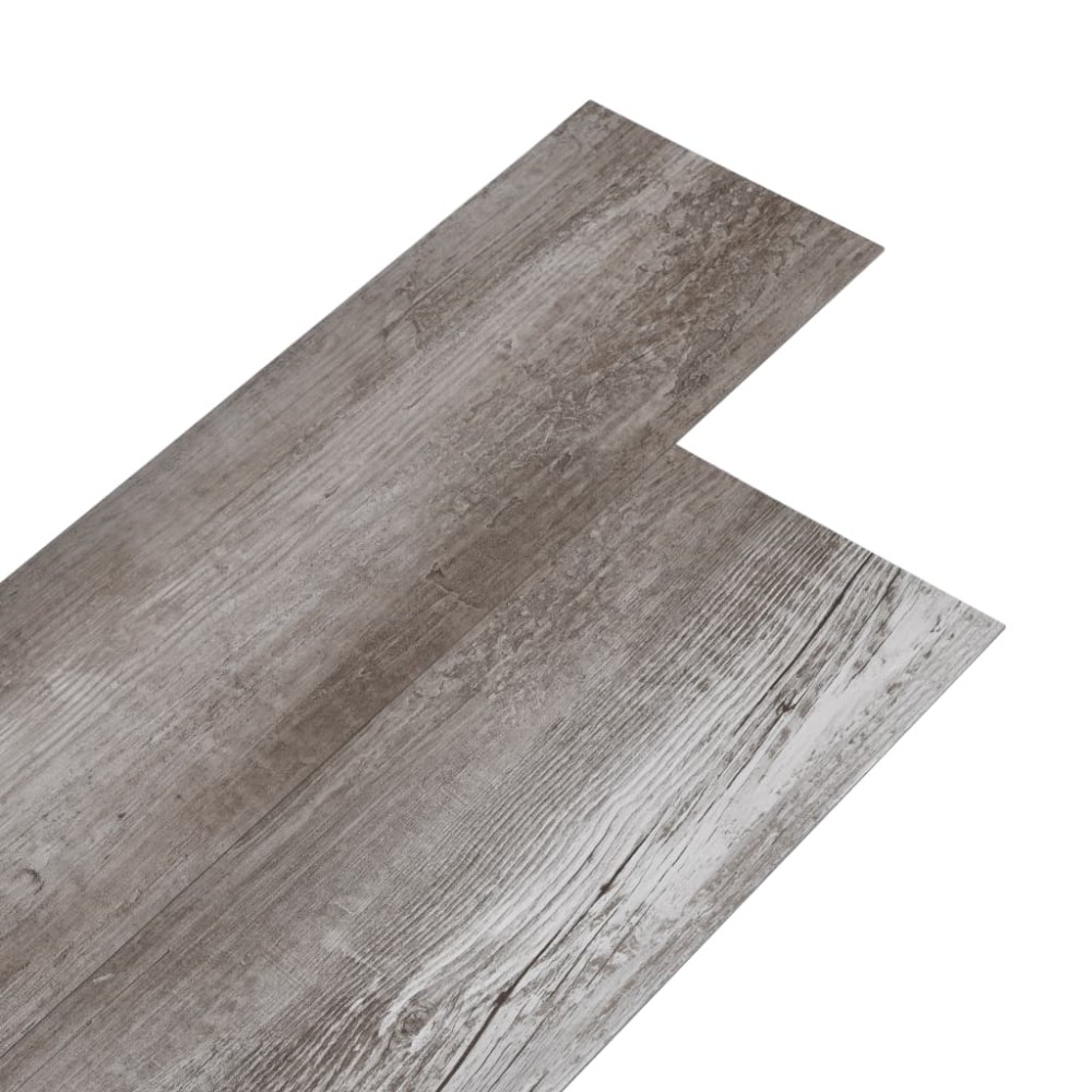 vidaXL Plăci pardoseală autoadezive lemn maro mat 5,02 m² PVC 2 mm