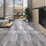 vidaXL Plăci pardoseală autoadezive gri lemn mat 5,02 m² PVC 2 mm vidaXL Plăci pardoseală autoadezive gri lemn mat 5,02 m² PVC 2 mm