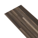 vidaXL Plăci de pardoseală autoadezive, maro dungi, 5,02 m², PVC, 2 mm vidaXL Plăci de pardoseală autoadezive, maro dungi, 5,02 m², PVC, 2 mm