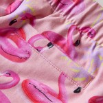 Pantaloni scurți copii cu șnur roz deschis 104 Pantaloni scurți copii cu șnur roz deschis 104