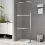 vidaXL Paravan de duș walk-in, 100 x 195 cm, sticlă ESG transparentă vidaXL Paravan de duș walk-in, 100 x 195 cm, sticlă ESG transparentă