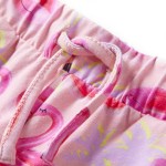 Pantaloni scurți copii cu șnur roz deschis 116 Pantaloni scurți copii cu șnur roz deschis 116
