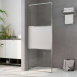 vidaXL Paravan de duș walk-in, 80 x 195 cm, sticlă ESG semi-mată vidaXL Paravan de duș walk-in, 80 x 195 cm, sticlă ESG semi-mată