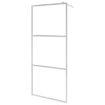 vidaXL Paravan de duș walk-in, 100 x 195 cm, sticlă ESG mată integral vidaXL Paravan de duș walk-in, 100 x 195 cm, sticlă ESG mată integral