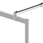 vidaXL Paravan de duș walk-in, 100 x 195 cm, sticlă ESG mată integral vidaXL Paravan de duș walk-in, 100 x 195 cm, sticlă ESG mată integral