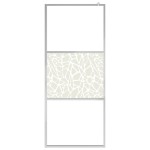 vidaXL Paravan de duș walk-in, 100 x 195 cm, sticlă ESG, model piatră vidaXL Paravan de duș walk-in, 100 x 195 cm, sticlă ESG, model piatră