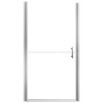 vidaXL Ușă de duș, 91 x 195 cm, sticlă securizată