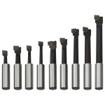 vidaXL Freze alezare 9 buc. 12 mm cu baza din lemn vidaXL Freze alezare 9 buc. 12 mm cu baza din lemn