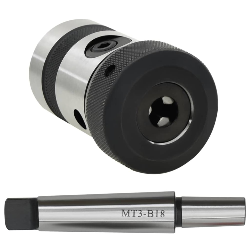 vidaXL Mandrină filetare cu tarod B18, coadă MT3, filet intern M3-M16