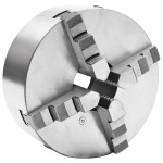 vidaXL Mandrină de strung cu 4 fălci, 200 mm, oțel vidaXL Mandrină de strung cu 4 fălci, 200 mm, oțel