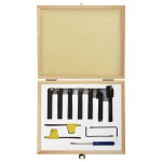 vidaXL Set unelte de strunjire indexabile, 12 piese, 8x8 mm, 70 mm vidaXL Set unelte de strunjire indexabile, 12 piese, 8x8 mm, 70 mm