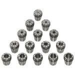 vidaXL Coliere ER25, 15 buc., set de instrumente de strunjire vidaXL Coliere ER25, 15 buc., set de instrumente de strunjire