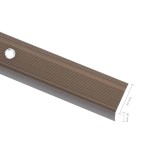 vidaXL Profile trepte în formă de L, 15 buc., maro, 90 cm, aluminiu vidaXL Profile trepte în formă de L, 15 buc., maro, 90 cm, aluminiu