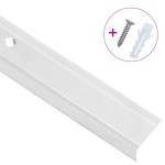 vidaXL Profile trepte formă L, 15 buc, argintiu, 100 cm, aluminiu vidaXL Profile trepte formă L, 15 buc, argintiu, 100 cm, aluminiu