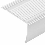 vidaXL Profile trepte în formă de L, 5 buc, argintiu, 100 cm, aluminiu vidaXL Profile trepte în formă de L, 5 buc, argintiu, 100 cm, aluminiu
