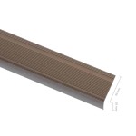 vidaXL Profile trepte în formă de L, 15 buc., maro, 100 cm, aluminiu vidaXL Profile trepte în formă de L, 15 buc., maro, 100 cm, aluminiu