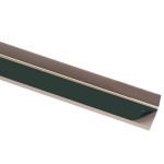 vidaXL Profile trepte în formă de L, 15 buc., maro, 100 cm, aluminiu