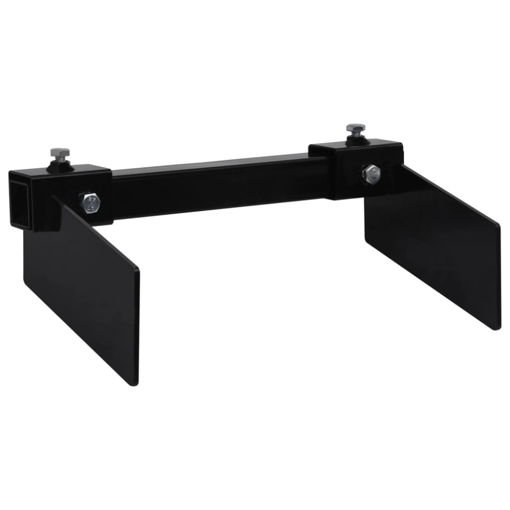 vidaXL Adaptor plug de zăpadă pentru mașina de tuns iarba, negru