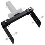 vidaXL Adaptor plug de zăpadă pentru mașina de tuns iarba, negru vidaXL Adaptor plug de zăpadă pentru mașina de tuns iarba, negru