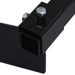 vidaXL Adaptor plug de zăpadă pentru mașina de tuns iarba, negru vidaXL Adaptor plug de zăpadă pentru mașina de tuns iarba, negru