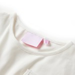 Rochie pentru copii cu mâneci scurte Ecru 128