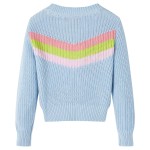 Pulover pentru copii tricotat, albastru, 116