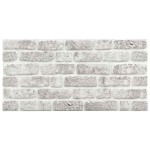 vidaXL Panouri de perete 3D, model cărămidă, gri deschis, 10 buc., EPS