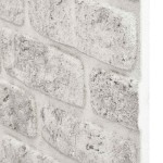 vidaXL Panouri de perete 3D, model cărămidă, gri deschis, 10 buc., EPS