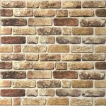 vidaXL Panouri de perete 3D, model cărămidă nisipiu închis 10 buc. EPS vidaXL Panouri de perete 3D, model cărămidă nisipiu închis 10 buc. EPS