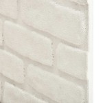 vidaXL Panouri de perete 3D, model cărămidă, alb, 10 buc., EPS vidaXL Panouri de perete 3D, model cărămidă, alb, 10 buc., EPS