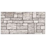 vidaXL Panouri de perete 3D, model cărămidă, gri, 10 buc., EPS vidaXL Panouri de perete 3D, model cărămidă, gri, 10 buc., EPS