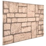 vidaXL Panouri de perete 3D, model cărămidă, bej, 10 buc., EPS vidaXL Panouri de perete 3D, model cărămidă, bej, 10 buc., EPS