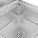 vidaXL Dulap pentru chiuvetă comercial, 60x60x96 cm, oțel inoxidabil