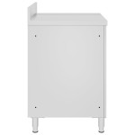 vidaXL Dulap comercial cu blat de lucru, 60x60x96 cm, oțel inoxidabil vidaXL Dulap comercial cu blat de lucru, 60x60x96 cm, oțel inoxidabil