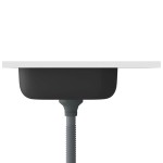 vidaXL Chiuvetă bucătărie cu scurgător, argintiu 600x500x155 mm oțel