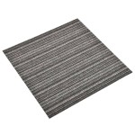 vidaXL Plăci de pardoseală, 20 buc., antracit cu dungi, 50x50 cm, 5 m² vidaXL Plăci de pardoseală, 20 buc., antracit cu dungi, 50x50 cm, 5 m²