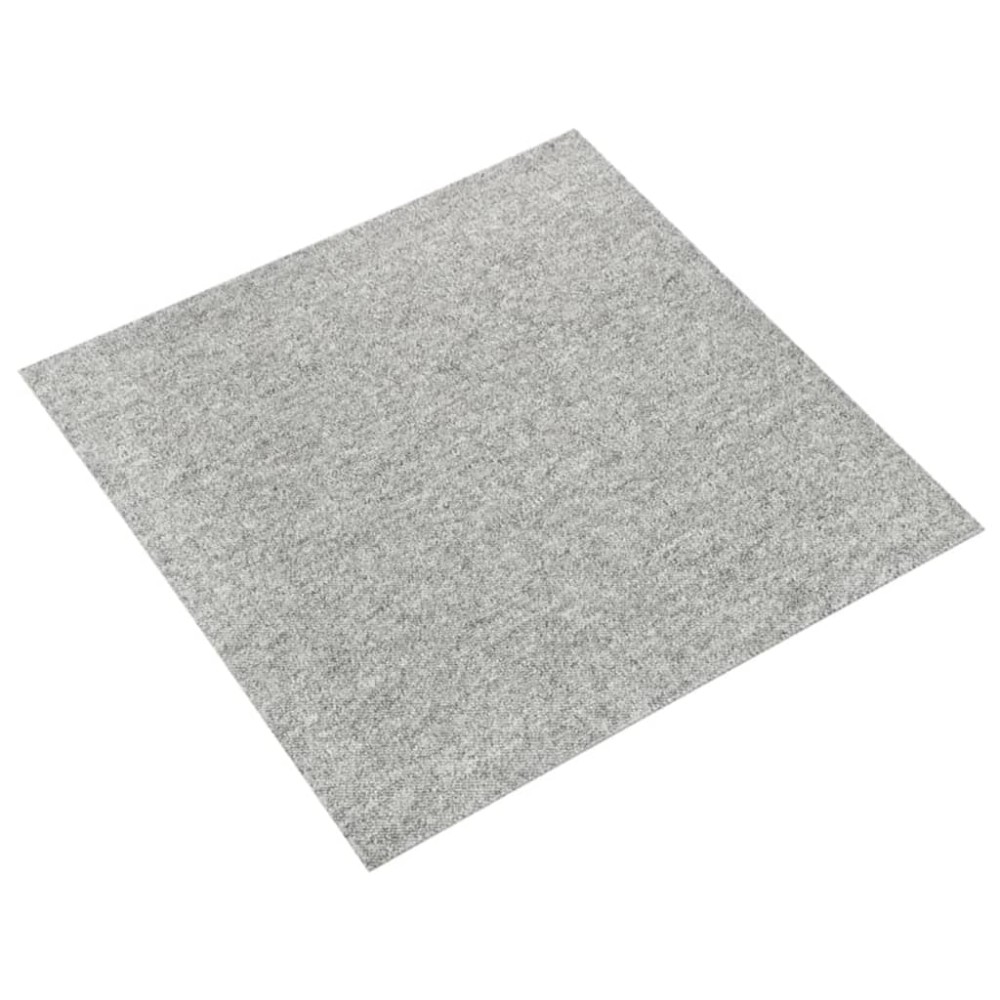 vidaXL Plăci de pardoseală, 20 buc., gri deschis, 50 x 50 cm, 5 m²