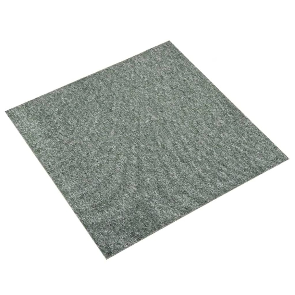 vidaXL Plăci de pardoseală, 20 buc., verde, 50 x 50 cm, 5 m²