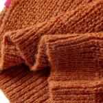Pulover pentru copii tricotat, coniac, 140