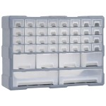 vidaXL Organizator cu 38 de sertare, 52 x 16 x 37,5 cm vidaXL Organizator cu 38 de sertare, 52 x 16 x 37,5 cm