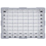 vidaXL Organizator cu 64 de sertare, 52 x 16 x 37,5 cm vidaXL Organizator cu 64 de sertare, 52 x 16 x 37,5 cm
