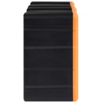 vidaXL Organizatoare cu 12 sertare, 2 buc., 26,5 x 16 x 26 cm