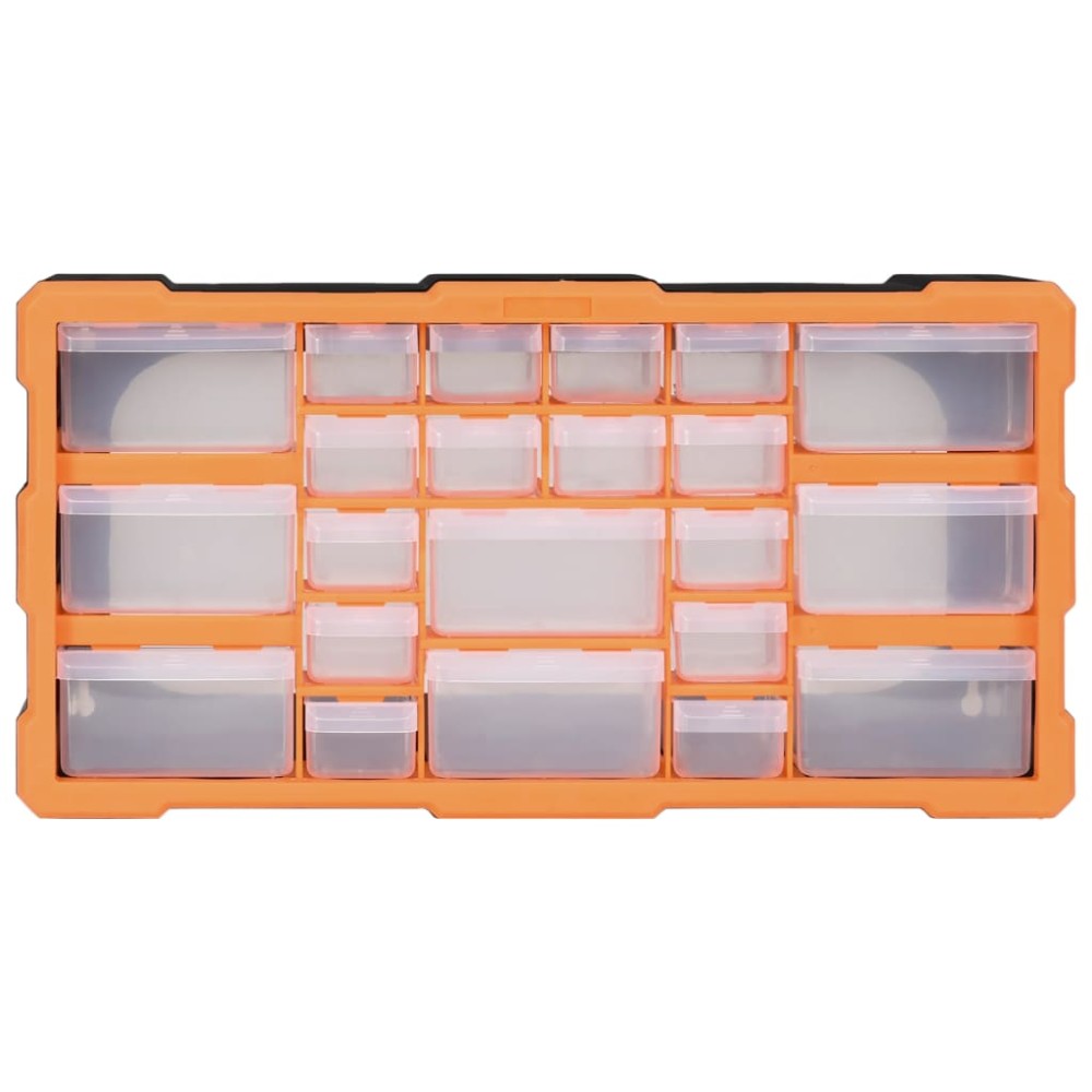 vidaXL Organizator cu 22 de sertare, 49 x 16 x 25,5 cm