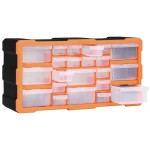 vidaXL Organizator cu 22 de sertare, 49 x 16 x 25,5 cm vidaXL Organizator cu 22 de sertare, 49 x 16 x 25,5 cm