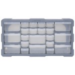 vidaXL Organizator cu 22 de sertare, 49 x 16 x 25,5 cm vidaXL Organizator cu 22 de sertare, 49 x 16 x 25,5 cm