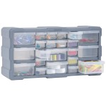 vidaXL Organizator cu 22 de sertare, 49 x 16 x 25,5 cm vidaXL Organizator cu 22 de sertare, 49 x 16 x 25,5 cm
