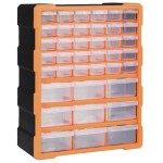 vidaXL Organizator cu 39 de sertare, 38 x 16 x 47 cm vidaXL Organizator cu 39 de sertare, 38 x 16 x 47 cm