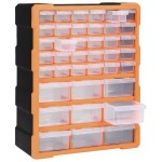 vidaXL Organizator cu 39 de sertare, 38 x 16 x 47 cm vidaXL Organizator cu 39 de sertare, 38 x 16 x 47 cm