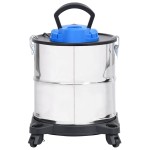 vidaXL Aspirator de cenușă filtru HEPA, 1200 W, 20 L, oțel inoxidabil vidaXL Aspirator de cenușă filtru HEPA, 1200 W, 20 L, oțel inoxidabil